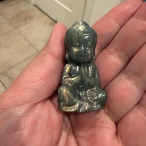Small Labradorite Buddha Figurine